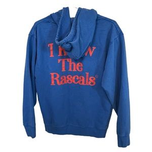 Peach Tree Rascals INDIE Concert Tour Blue Men’s M Hoodie RARE STAINED